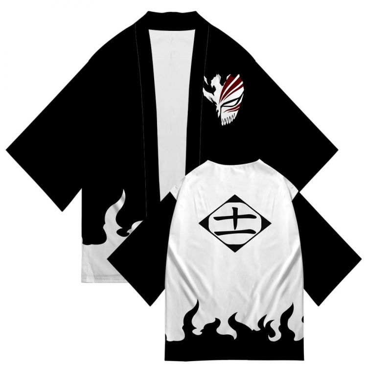 Bleach Full color COS kimono cloak jacket from 2XS to 4XL  three days in advance 012