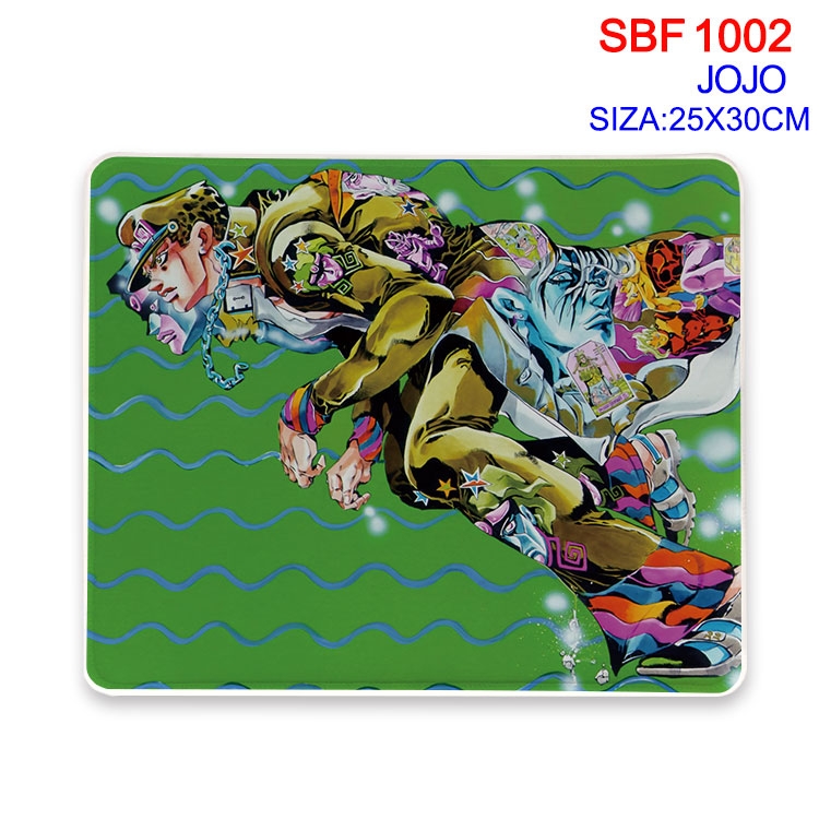 JoJos Bizarre Adventure Anime peripheral edge lock mouse pad 25X30cm SBF-1002-2