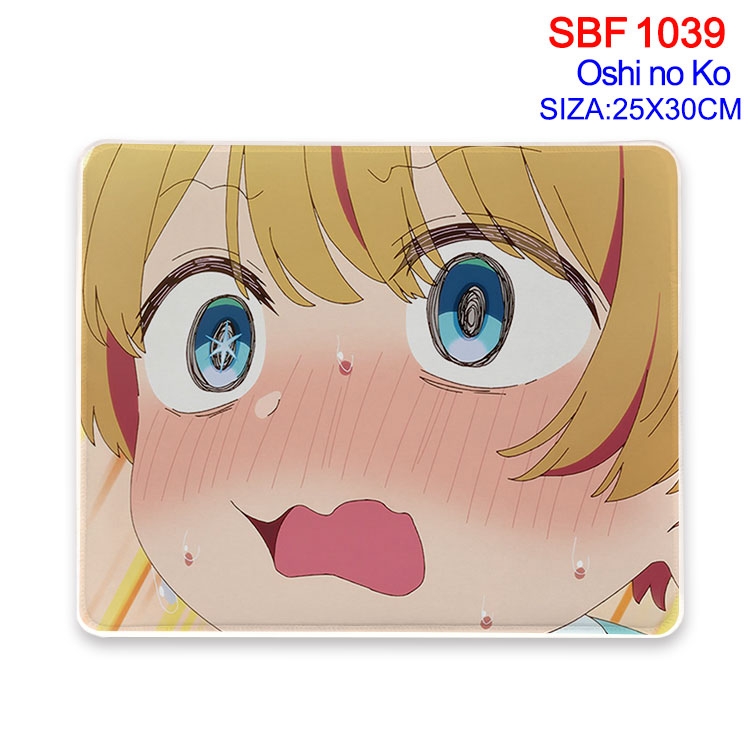 Oshi no ko Anime peripheral edge lock mouse pad 25X30cm  SBF-1039-2
