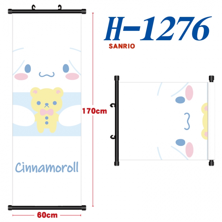 sanrio Black plastic rod cloth hanging canvas painting Wall Scroll 60x170cm H-1276A