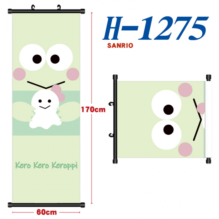 sanrio Black plastic rod cloth hanging canvas painting Wall Scroll 60x170cm H-1275A