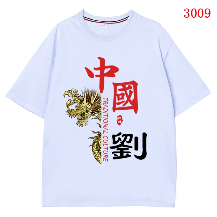 China-Chic Wind Anime Surrounding New Pure Cotton T-shirt from S to 4XL CMY-3009-1
