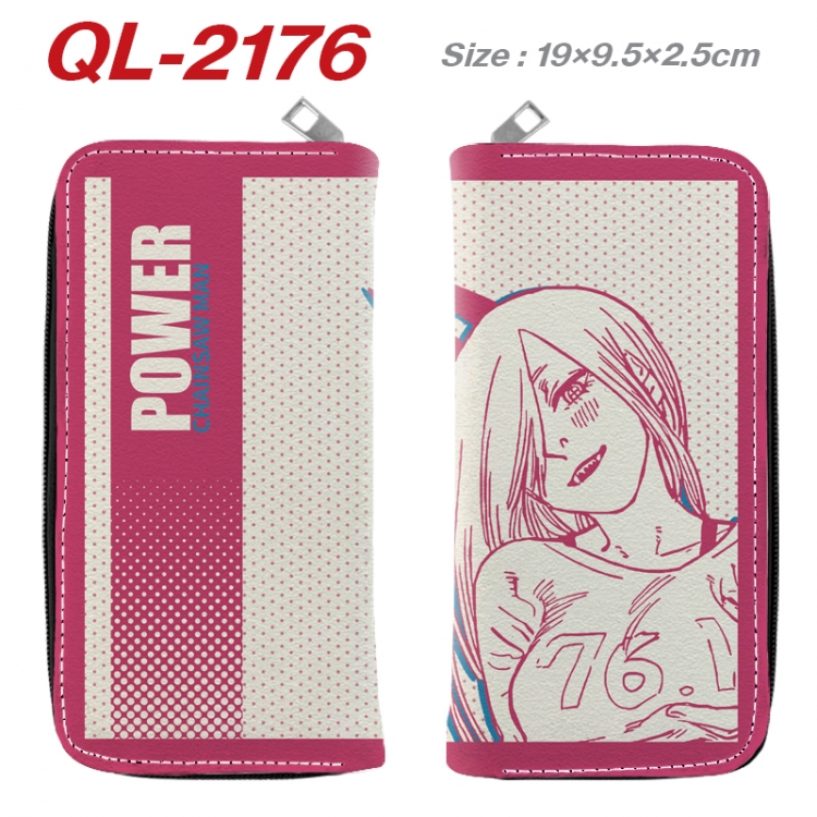 Chainsaw man Animation perimeter long zipper wallet 19.5x9.5x2.5cm QL-2176A