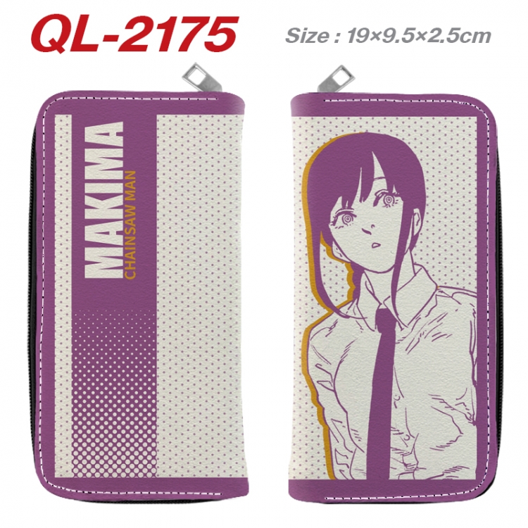 Chainsaw man Animation perimeter long zipper wallet 19.5x9.5x2.5cm QL-2175A