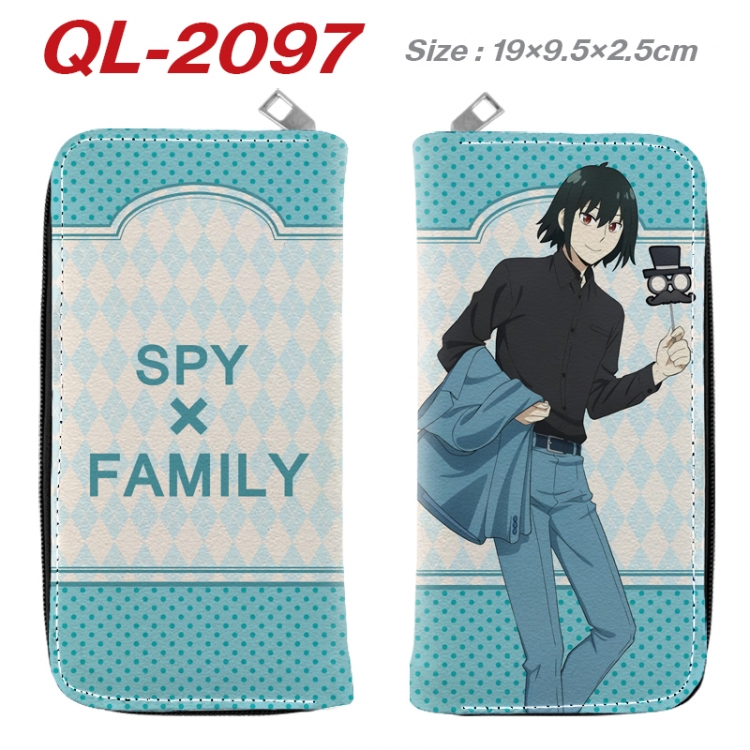 SPY×FAMILY  Animation perimeter long zipper wallet 19.5x9.5x2.5cm QL-2097A