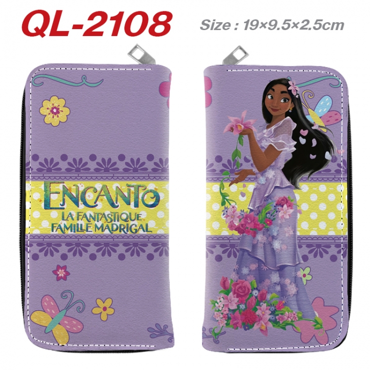 full house of magic Animation perimeter long zipper wallet 19.5x9.5x2.5cm QL-2108A