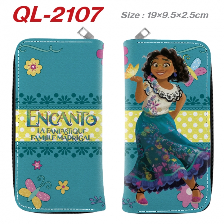 full house of magic Animation perimeter long zipper wallet 19.5x9.5x2.5cm QL-2107A