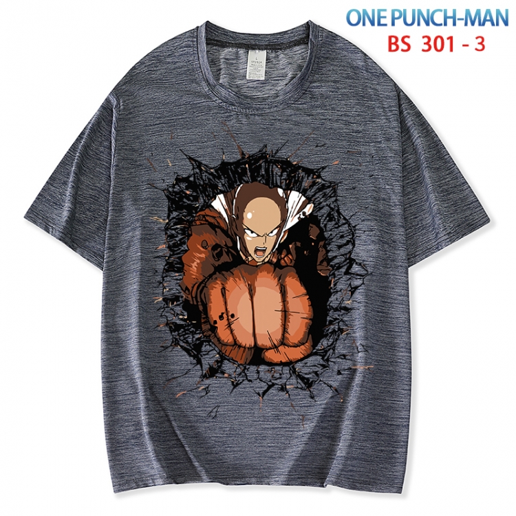 One Punch Man ice silk cotton loose and comfortable T-shirt from XS to 5XL BS 301 3