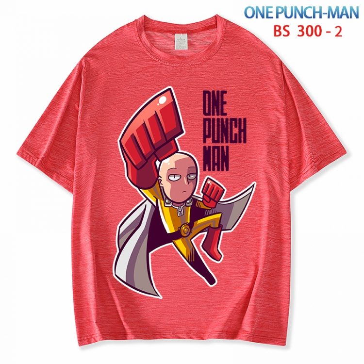 One Punch Man ice silk cotton loose and comfortable T-shirt from XS to 5XL BS 300 2