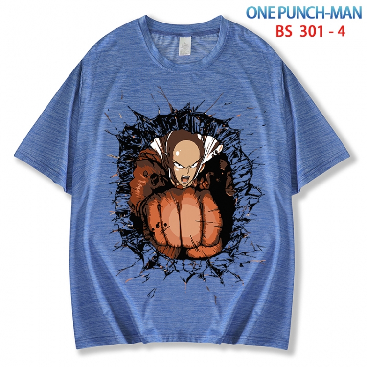 One Punch Man ice silk cotton loose and comfortable T-shirt from XS to 5XL BS 301 4