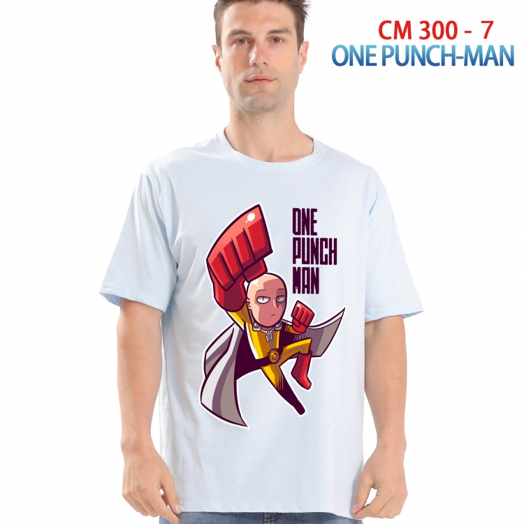 One Punch Man Printed short-sleeved cotton T-shirt from S to 4XL 300 7