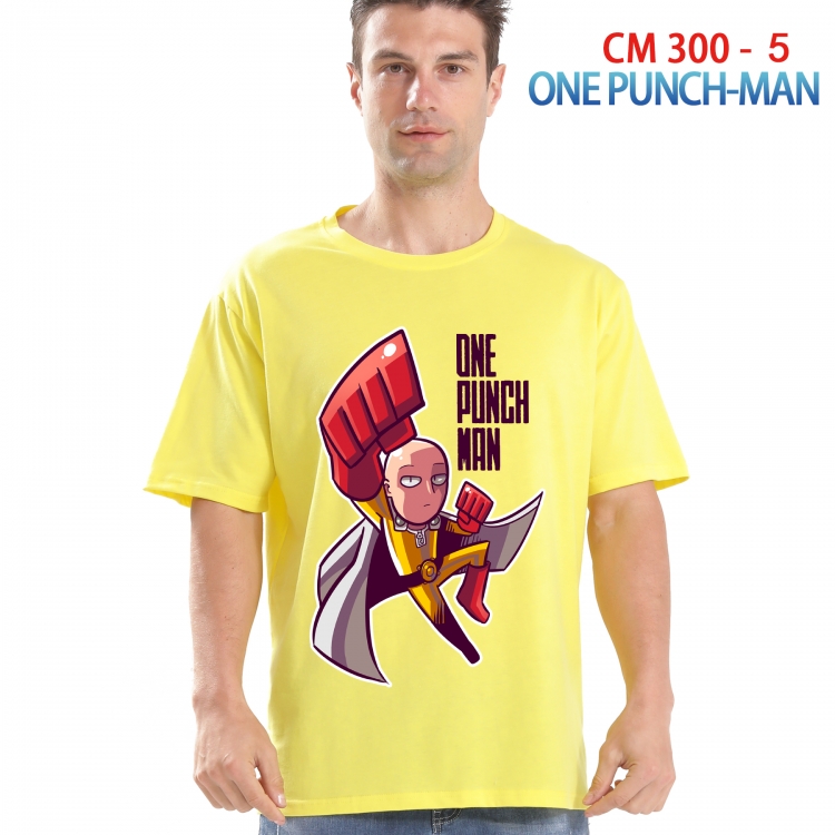One Punch Man Printed short-sleeved cotton T-shirt from S to 4XL  300 5
