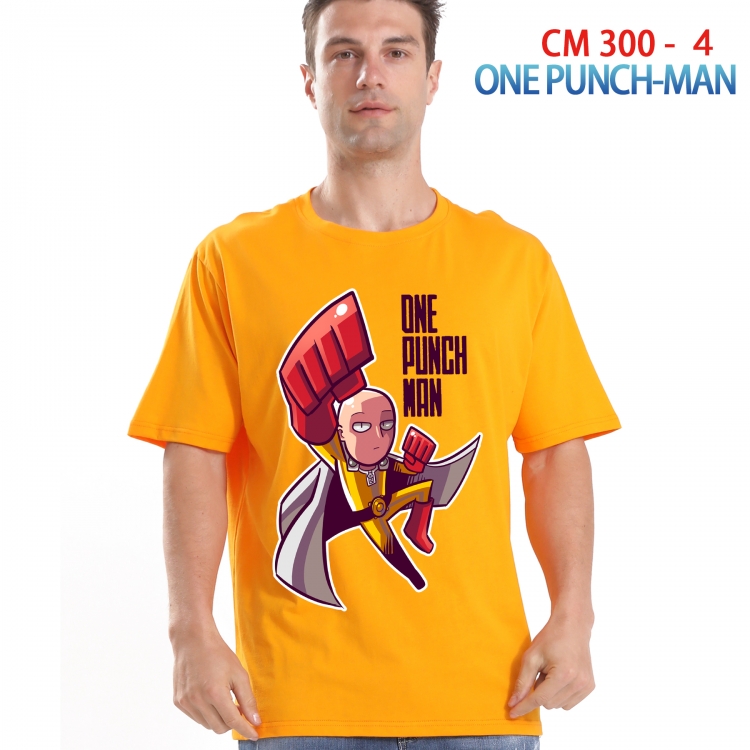 One Punch Man Printed short-sleeved cotton T-shirt from S to 4XL  300 4
