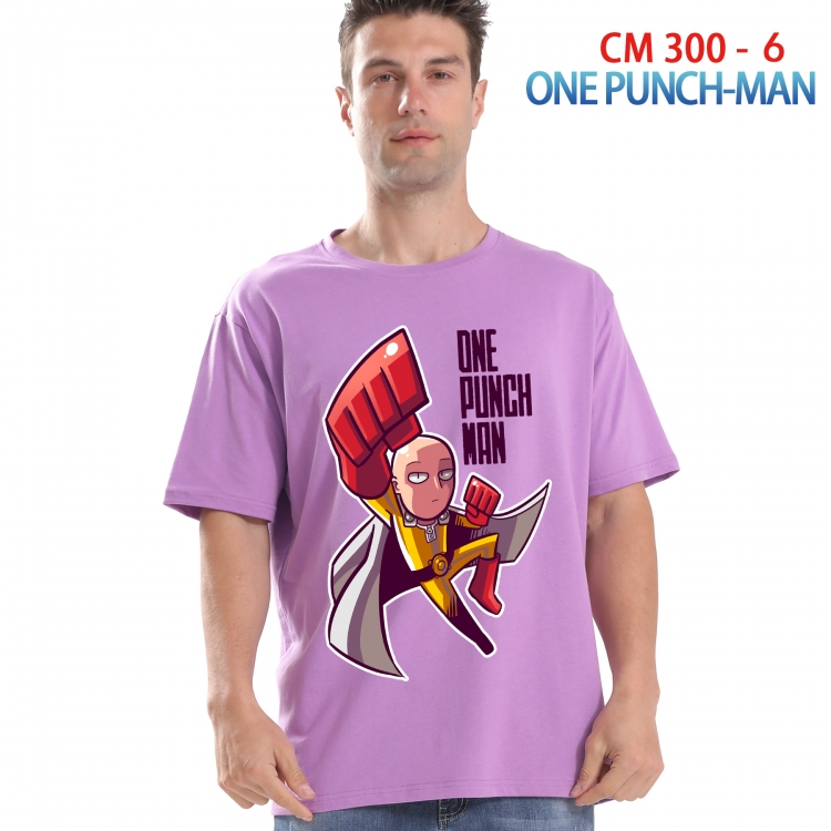 One Punch Man Printed short-sleeved cotton T-shirt from S to 4XL 300 6