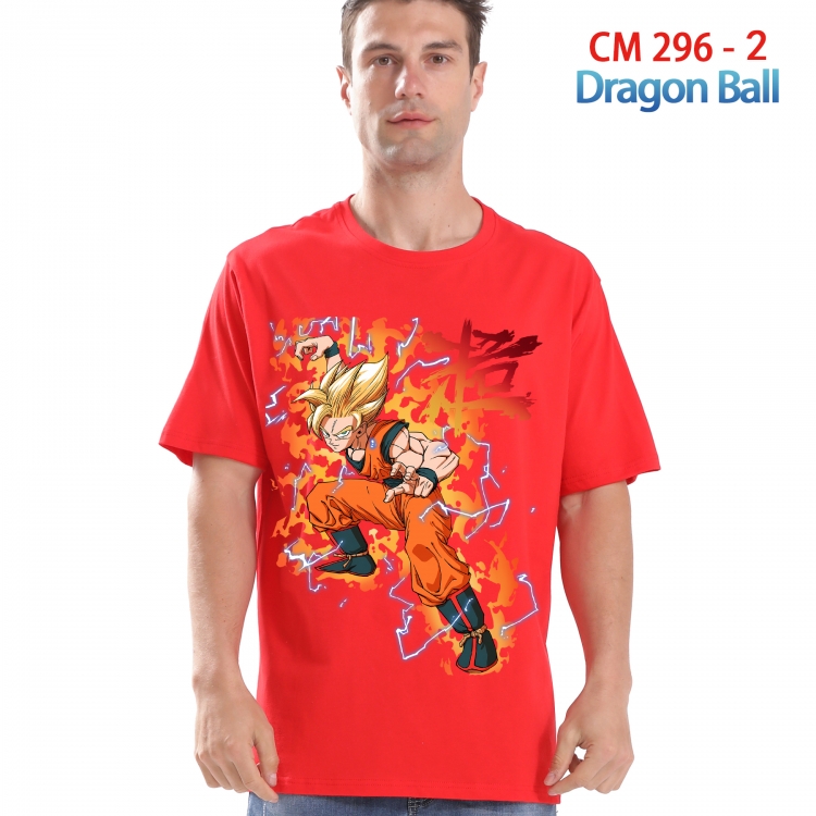 DRAGON BALL Printed short-sleeved cotton T-shirt from S to 4XL 296 2