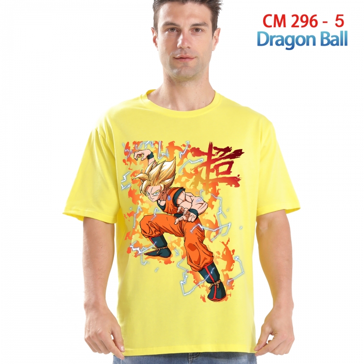 DRAGON BALL Printed short-sleeved cotton T-shirt from S to 4XL 296 5