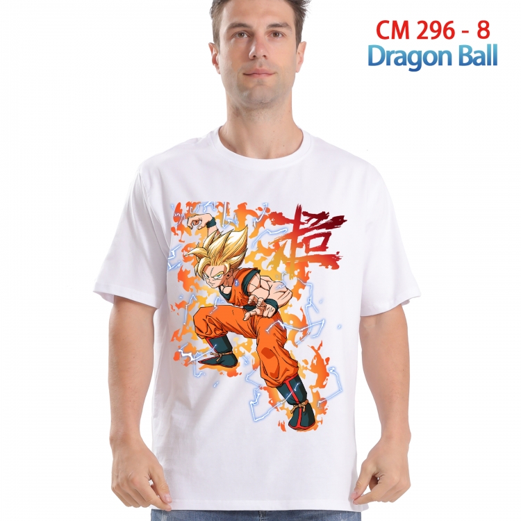 DRAGON BALL Printed short-sleeved cotton T-shirt from S to 4XL 296 8