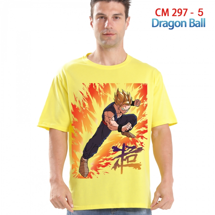 DRAGON BALL Printed short-sleeved cotton T-shirt from S to 4XL 297 5