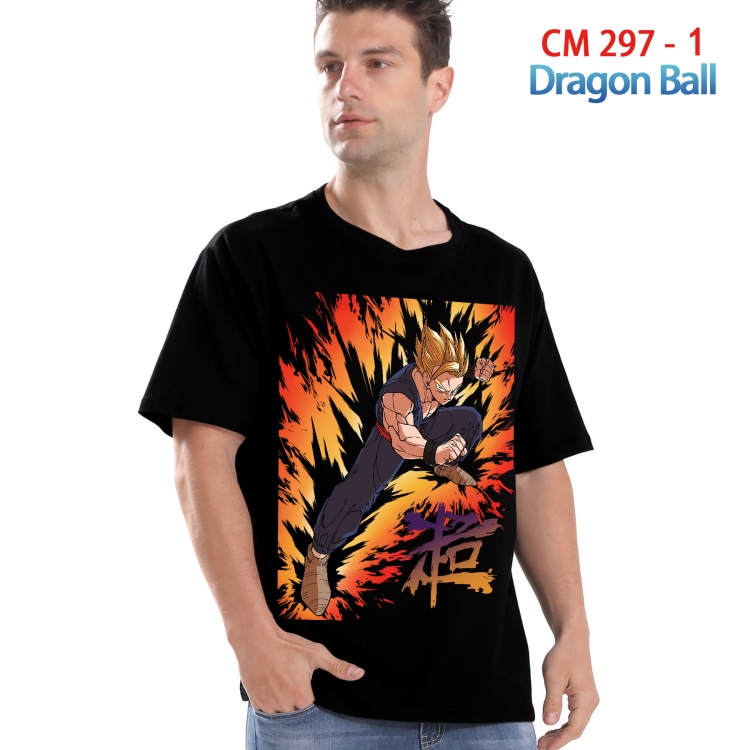 DRAGON BALL Printed short-sleeved cotton T-shirt from S to 4XL 297 1