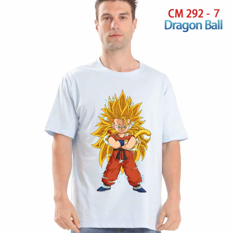 DRAGON BALL Printed short-sleeved cotton T-shirt from S to 4XL 292 7