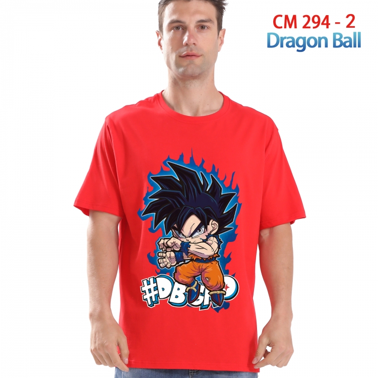 DRAGON BALL Printed short-sleeved cotton T-shirt from S to 4XL 294 2