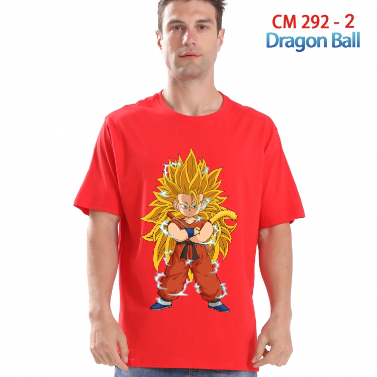 DRAGON BALL Printed short-sleeved cotton T-shirt from S to 4XL  292 2