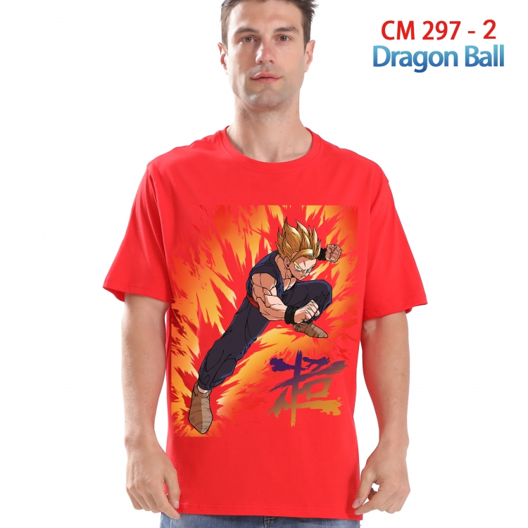 DRAGON BALL Printed short-sleeved cotton T-shirt from S to 4XL  297 2