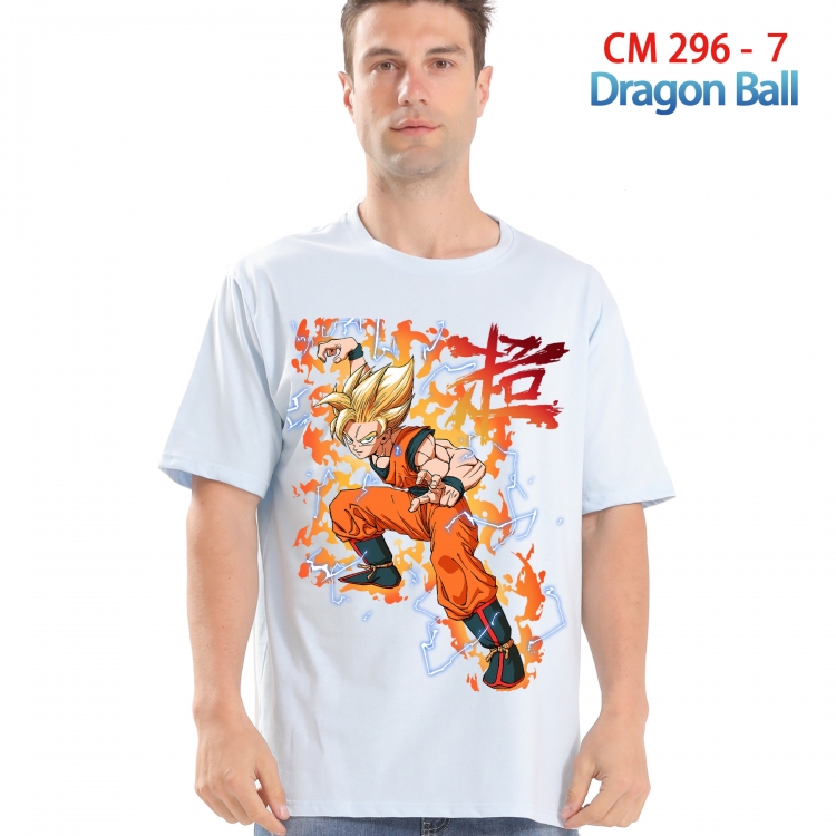 DRAGON BALL Printed short-sleeved cotton T-shirt from S to 4XL 296 7