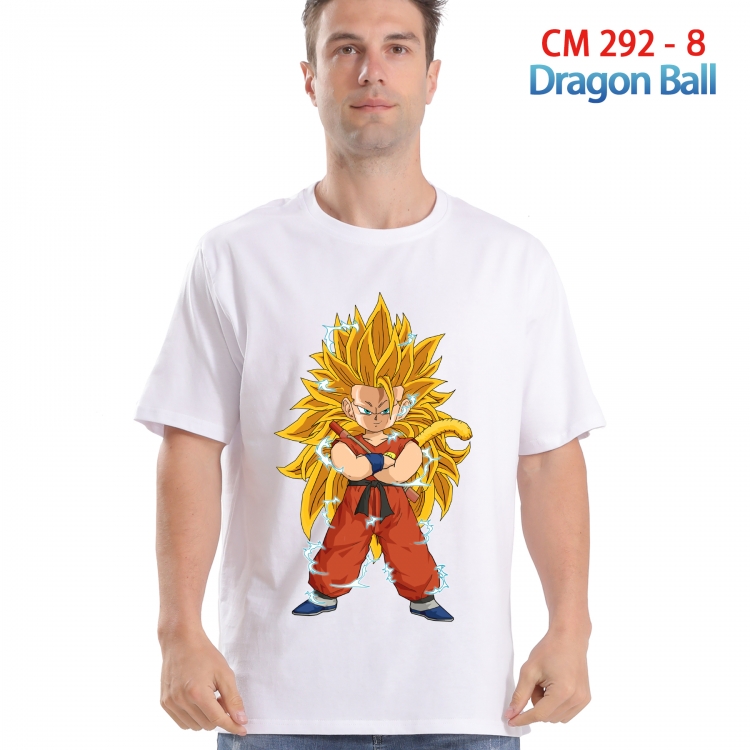 DRAGON BALL Printed short-sleeved cotton T-shirt from S to 4XL 292 8