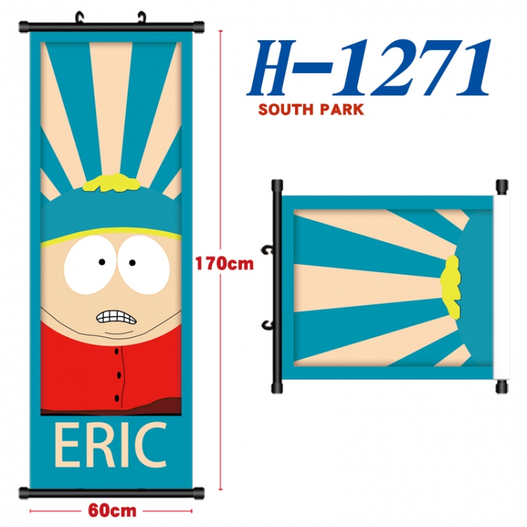 South Park Black plastic rod cloth hanging canvas painting Wall Scroll 60x170cm H-1271A