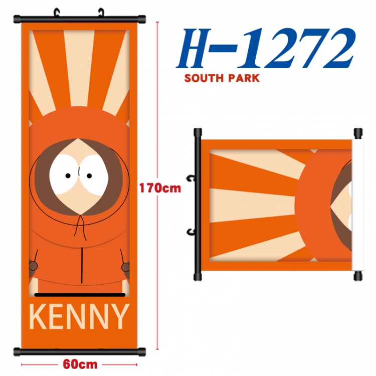 South Park Black plastic rod cloth hanging canvas painting Wall Scroll 60x170cm H-1272A