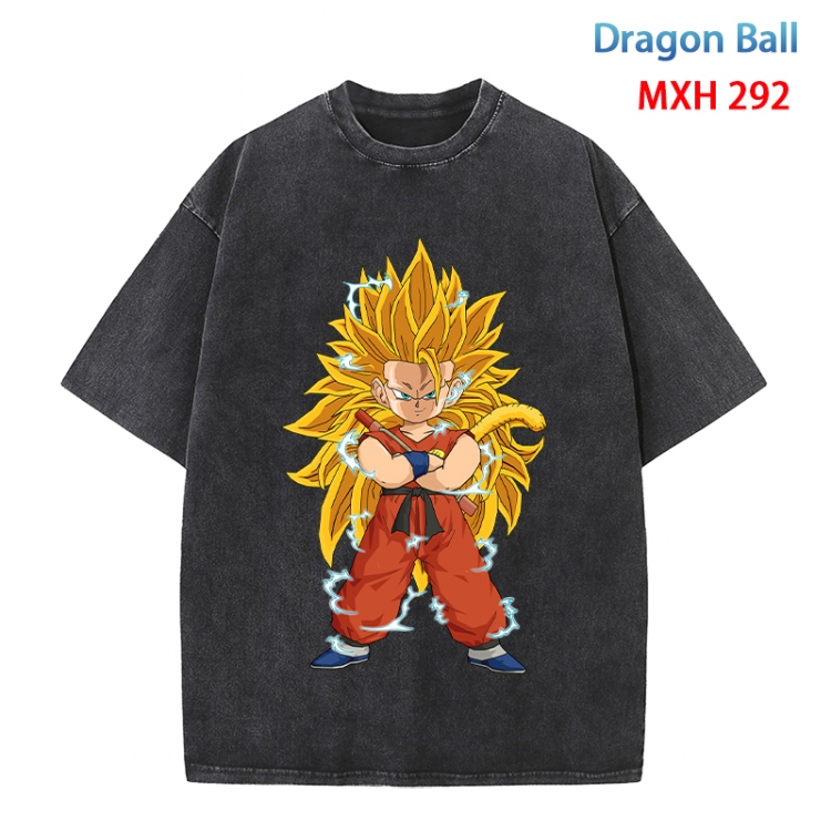 DRAGON BALL Anime peripheral pure cotton washed and worn T-shirt from S to 4XL MXH 292