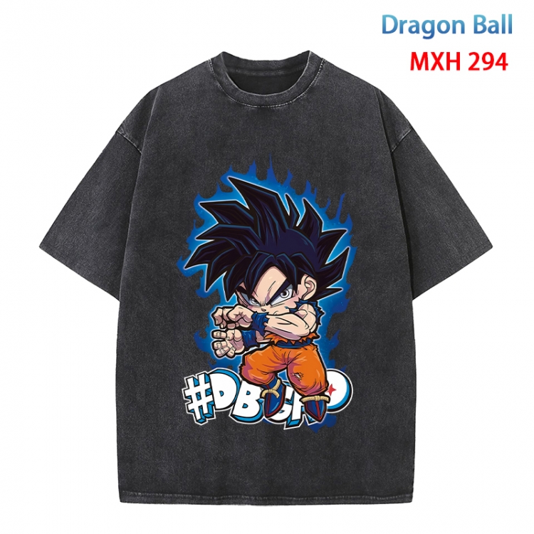 DRAGON BALL Anime peripheral pure cotton washed and worn T-shirt from S to 4XL MXH 294