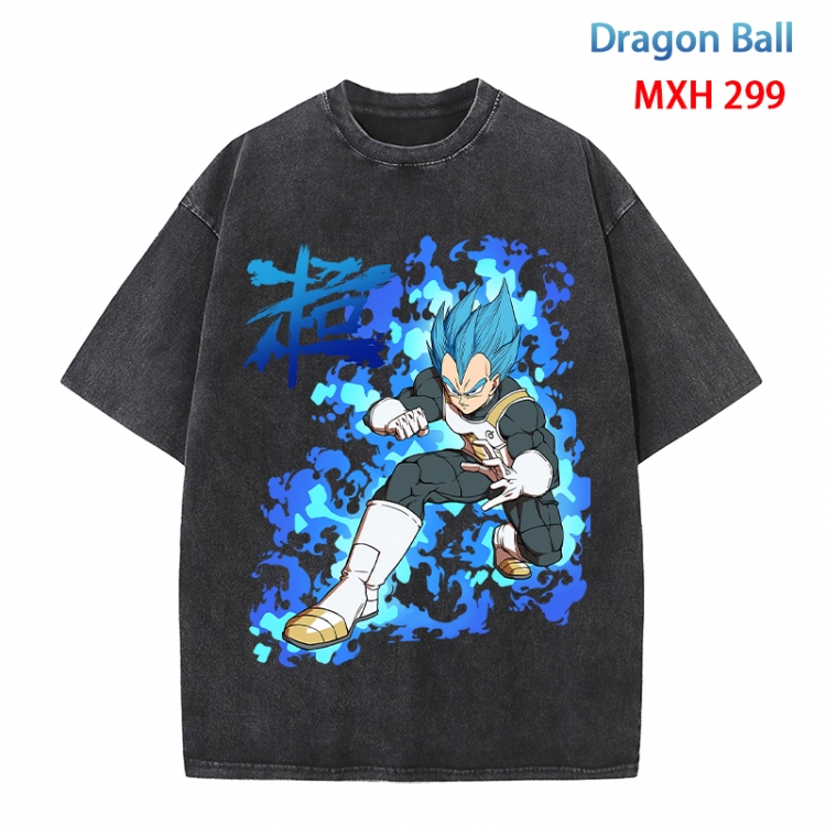 DRAGON BALL Anime peripheral pure cotton washed and worn T-shirt from S to 4XL MXH 299