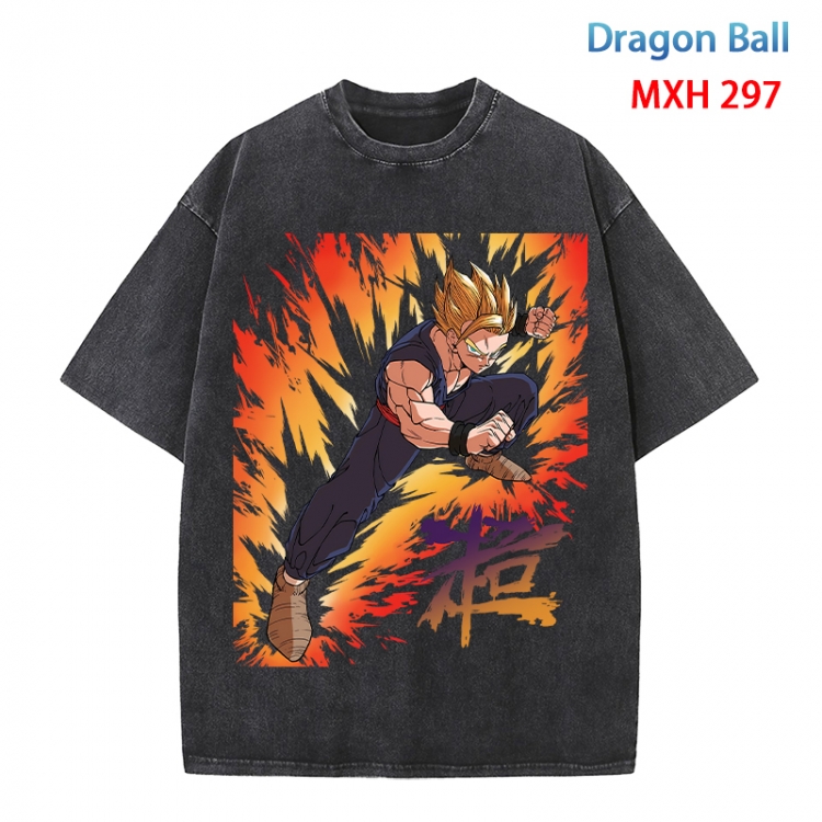 DRAGON BALL Anime peripheral pure cotton washed and worn T-shirt from S to 4XL MXH 297
