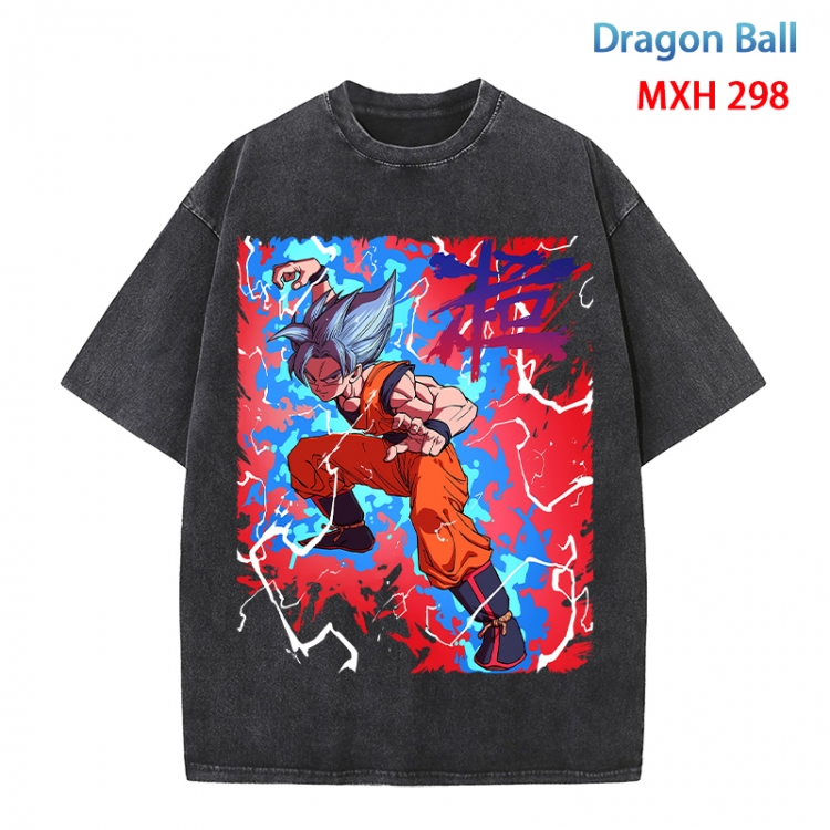 DRAGON BALL Anime peripheral pure cotton washed and worn T-shirt from S to 4XL  MXH 298