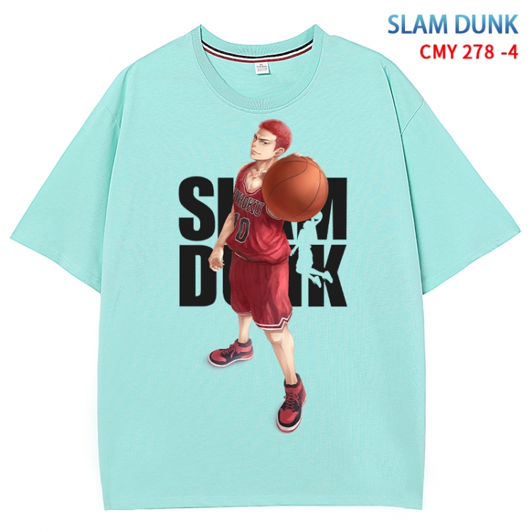 Slam Dunk Anime Surrounding New Pure Cotton T-shirt from S to 4XL CMY 278 4