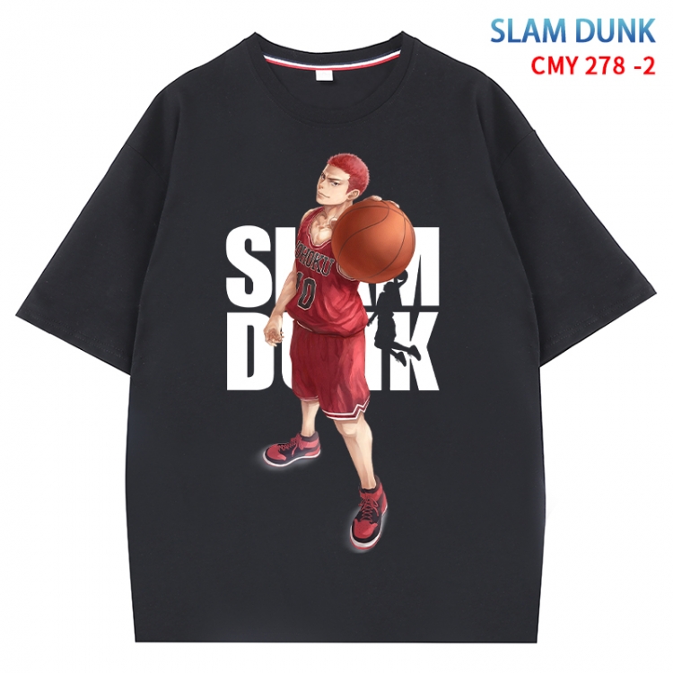 Slam Dunk Anime Surrounding New Pure Cotton T-shirt from S to 4XL CMY 278 2