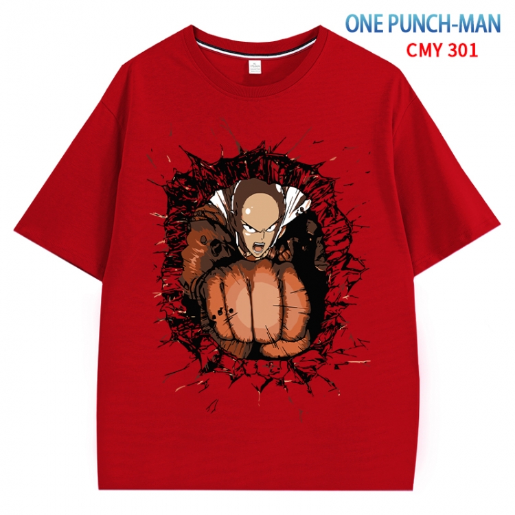 One Punch Man Anime Surrounding New Pure Cotton T-shirt from S to 4XL CMY 301 3
