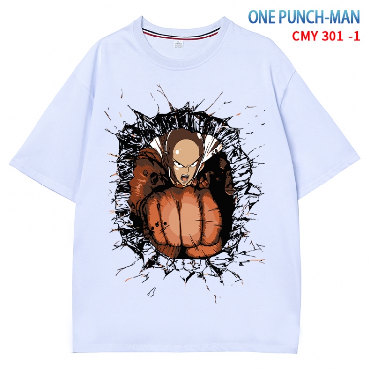 One Punch Man Anime Surrounding New Pure Cotton T-shirt from S to 4XL CMY 301 1