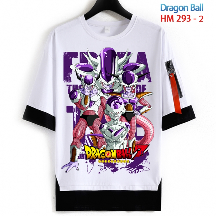 DRAGON BALL Cotton Crew Neck Fake Two-Piece Short Sleeve T-Shirt from S to 4XL HM 293 2