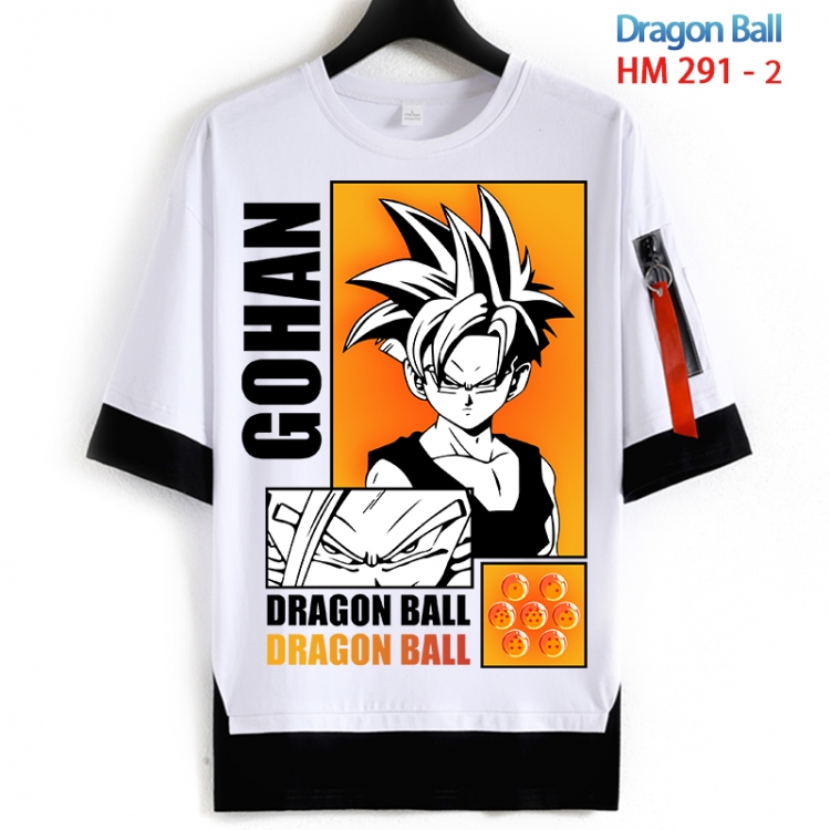 DRAGON BALL Cotton Crew Neck Fake Two-Piece Short Sleeve T-Shirt from S to 4XL  HM 291 2