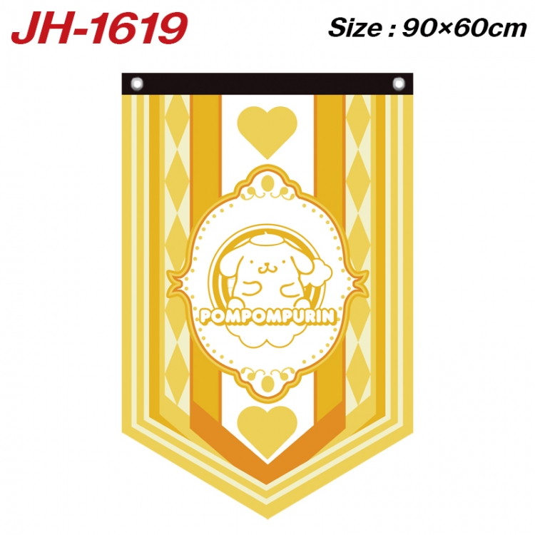 sanrio Anime Peripheral Full Color Printing Banner 90X60CM  JH-1619