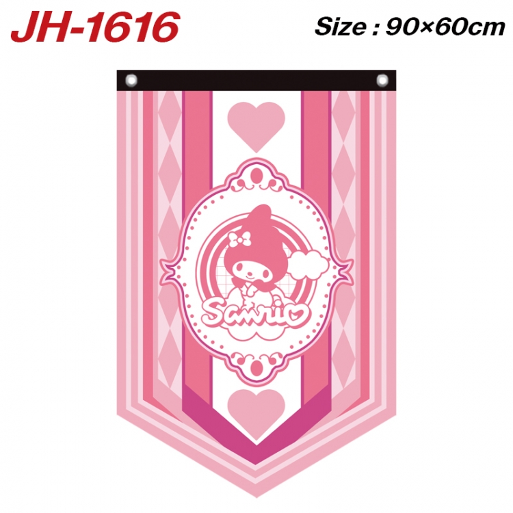 sanrio Anime Peripheral Full Color Printing Banner 90X60CM JH-1616