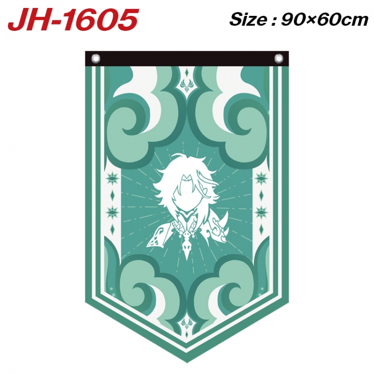 Genshin Impact Anime Peripheral Full Color Printing Banner 90X60CM JH-1605