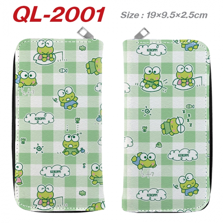 sanrio Animation perimeter long zipper wallet 19.5x9.5x2.5cm QL-2001A