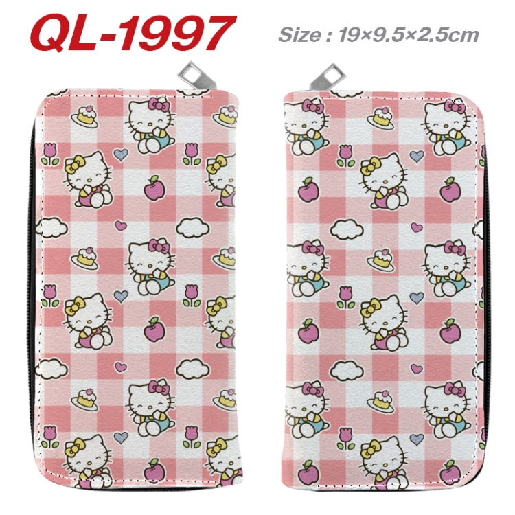 sanrio Animation perimeter long zipper wallet 19.5x9.5x2.5cm QL-1997A