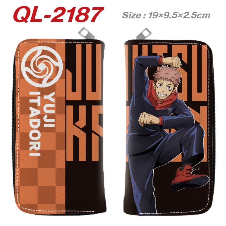 Jujutsu Kaisen Animation perimeter long zipper wallet 19.5x9.5x2.5cm QL-2187A