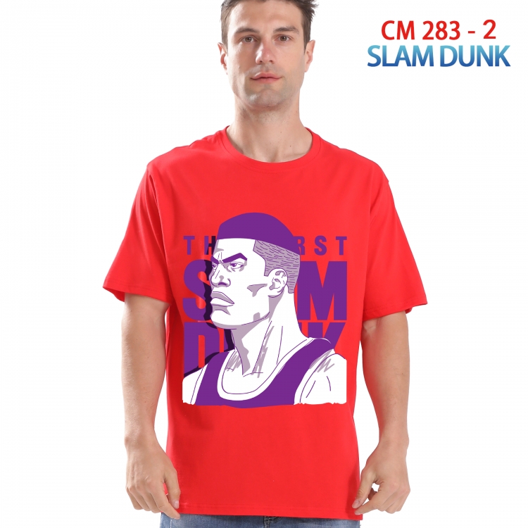 Slam Dunk Printed short-sleeved cotton T-shirt from S to 4XL  283 2