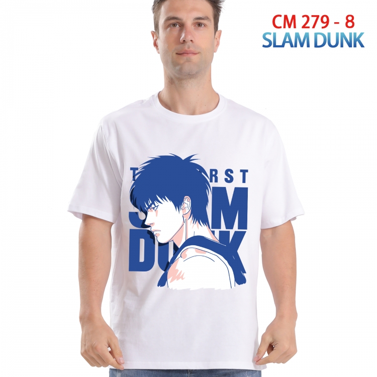 Slam Dunk Printed short-sleeved cotton T-shirt from S to 4XL  279 8